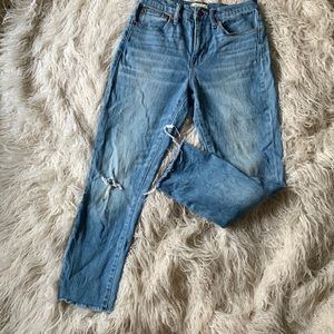 Madewell The High Rise slim crop boyjean